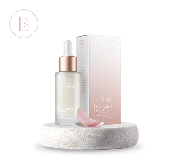 Le Sien kozmetikum weboldal és csomagolás tervezése - BarnaDesign
